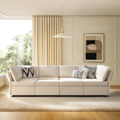 Woodring 8-Piece Upholstered Sectional