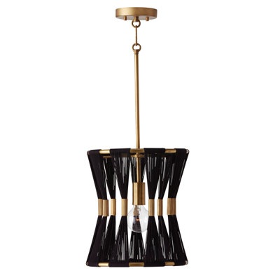 Luminaire suspendu cylindrique à 1 lumière Bianca