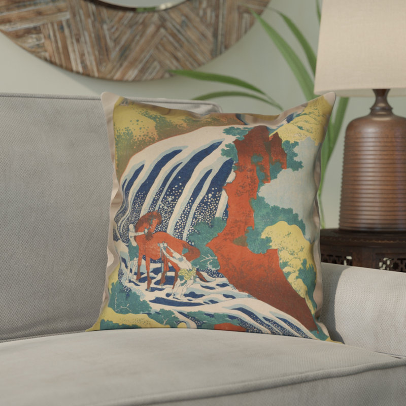 Housse de coussin Katsushika Hokusai, 26 po x 26 po