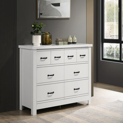 Commode 6 tiroirs 51 "blanche