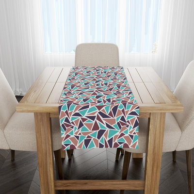 Valier Geometric Table Runner