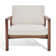 Ensemble de conversation en bois massif pour 4 personnes Nicholson