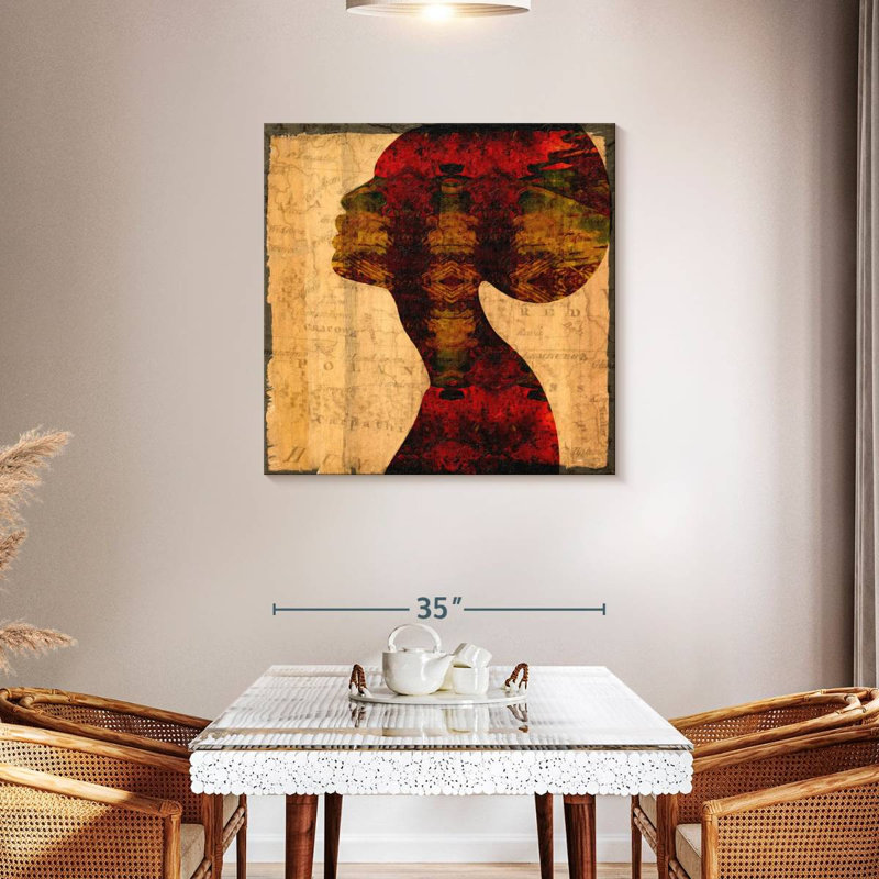 Leisha Nubian Queen II, 36" H x 36" W