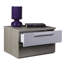 Meridia 50cm W Manufactured Wood Bedside Table