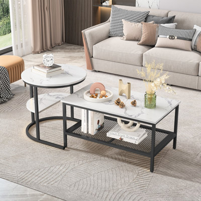 Akeira Coffee Table with Storage