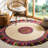 Abhay Hand Woven Jute/Cotton Rug in Red/Ivory-24290544