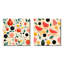 Rockland - Ensemble de 2 collages abstraits carrés-101844038-101844039