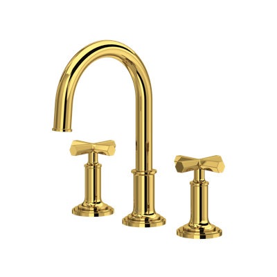 San Giovanni Widespread Lavatory Faucet With C-Spout