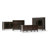 Connaught 46"W Solid Wood Traditional Tall Storage Cabinet with Glass Doors and Adjustable Shelves-204277432