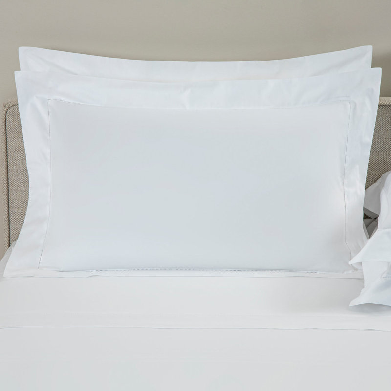 Single Ajour Pillow Sham, Standard, White