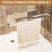Aluminum Frame Double Sliding Shower Door, 60" Width, 72" Height, 1/4" (6mm) Tempered Glass With - Proof Film, Easy To Install And Waterproof For Bathroom Tall Door 6mm Clear Shatter Corrosion Frame,