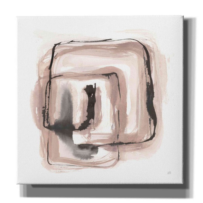 «Emalee Lost in Squares III» par Chris Paschke, reproduction sur toile tendue, H 12 po x l 12 po x P 0,75 po