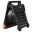 Lanterne solaire rechargeable 10000Mah à DEL 7 pouces sans fil 4W