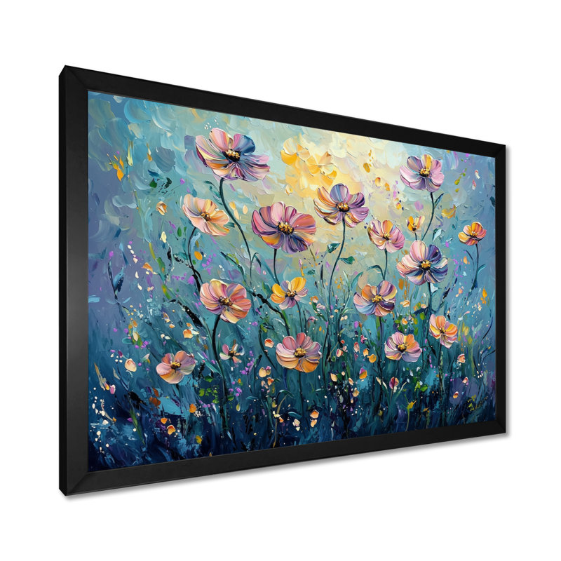 Kavanaugh - Floral Wall Art, Reproduction encadrée d'une seule photo, H 30 po x l 40 po, Noir, noir, noir, noir