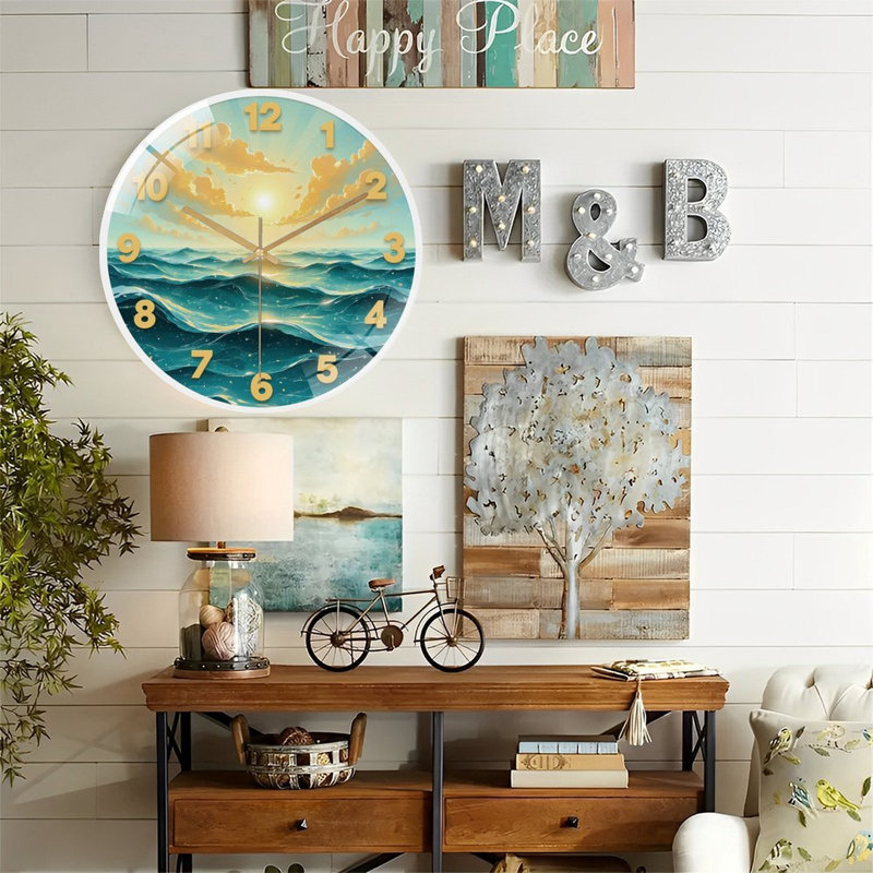 Horloge murale 12 po