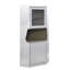 Armoire 2 portes en aluminium avec tablette pour une utilisation quotidienne