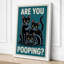 Are You Pooping Retro - Wrapped Canvas-2029678697-2029678699