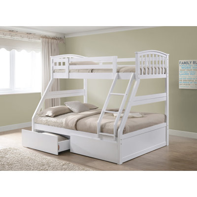 2 Drawer Triple Sleeper Bunk Bunk Bed