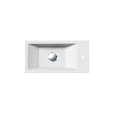Catalano Verso 9.84'' White Fireclay Rectangular Bathroom Sink