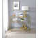 Ciara 37'' Glass Top Console Table