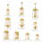 Antionetta Solid Brass Wall Light-806462342-806462344