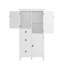 Armoire de rangement avec tablettes réglables et 3 tiroirs pour la salle de bain, le salon, la cuisine et la salle de bain