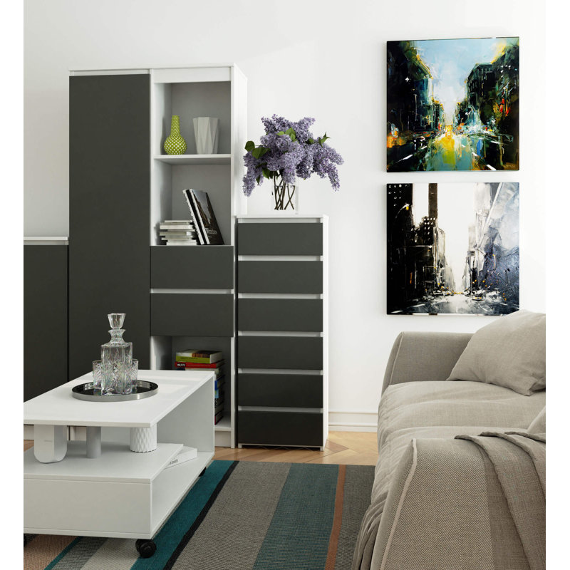 Smajil 6 -Drawer Console