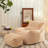 Compression Large Faux Fur Memory Foam Filled Bean Bag Chair For Adults And Kids-110327060