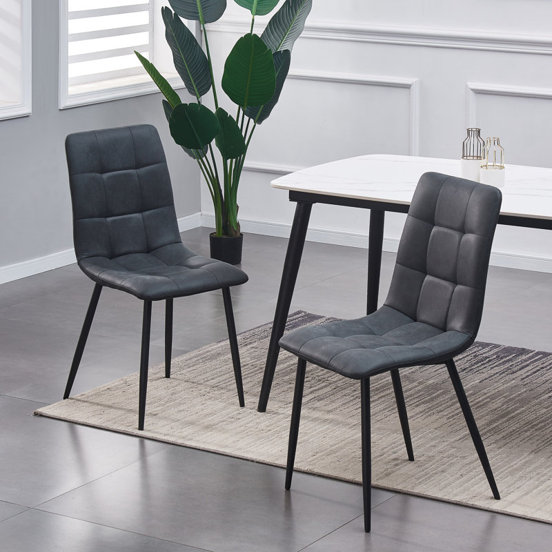 Aliasa Upholstered Side Chair, Black