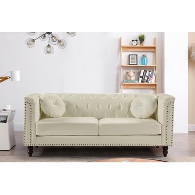 Fogg 75.98"" Rolled Arm Sofa -  Alcott HillÂ®, B4AEBA06FBD24D5CA982985BF54FFA5D