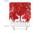 Hayllie Snowflake and Reindeer Shower Curtain