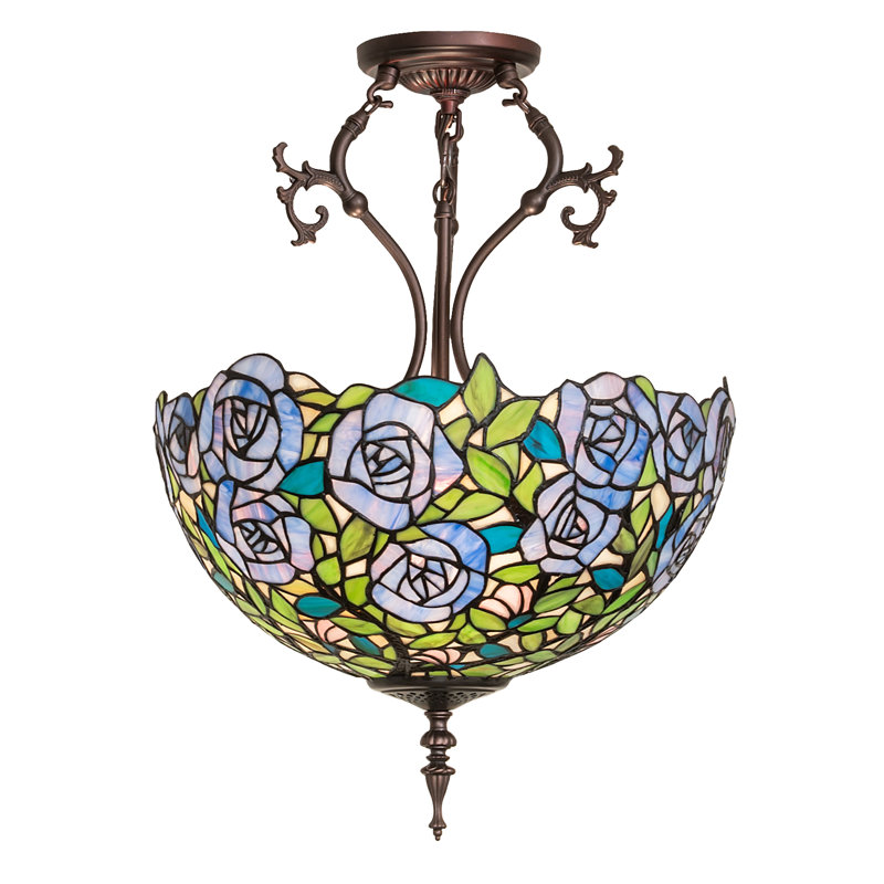 3 - Light Semi Flush Mount