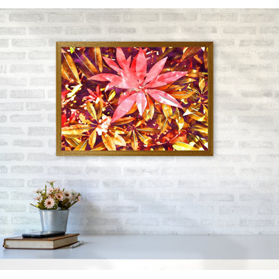 Autumnal Flowers - Print on Canvas
