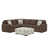 Brown 100% Polyester selected