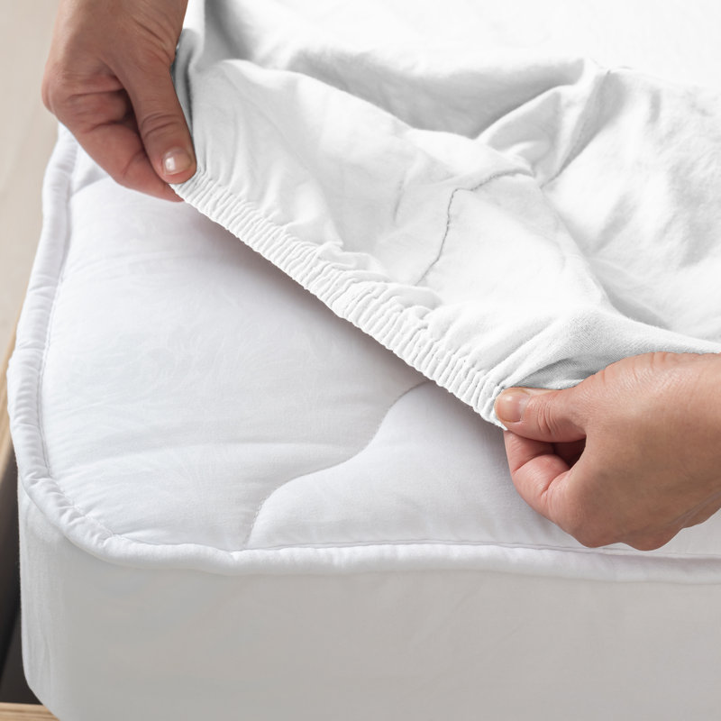 Shenya Percale Fitted Sheet, Super King Fitted Sheet, White