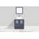 Karson 30'' Single Bathroom Vanity with Engineered Marble Top with Mirror