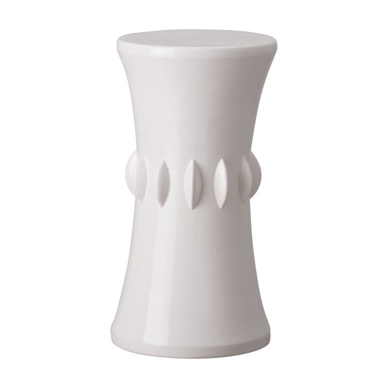 Tabouret de jardin Jewel, Blanc