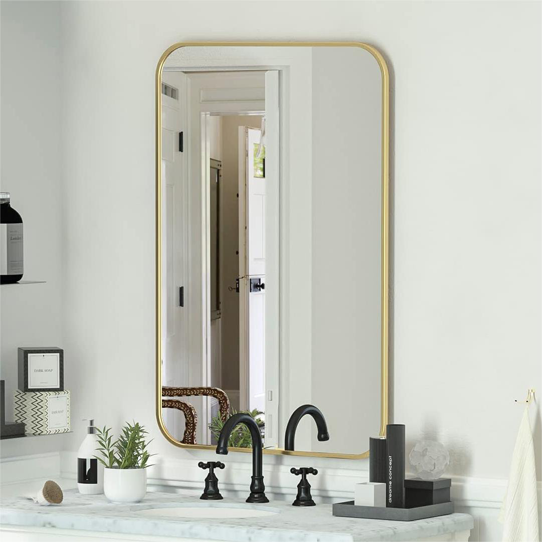 Latitude Run® Metal Flat Mirror & Reviews | Wayfair