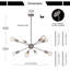 Lustre sphérique spoutnik 8 lumières Davit-39274005