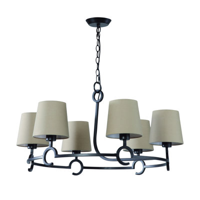 Monegro 3 - Light Shaded Chandelier