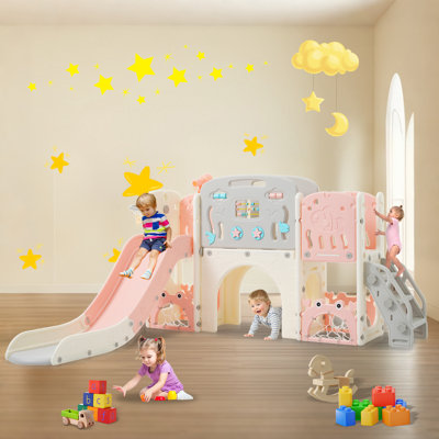 11 In 1 Toddler Slide, Kids for Toddler Age 1-3 Climber Slide Outdoor Indoor Playset