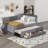 Upholstered Bed With Trundle And Drawers-1616839771-1616839750