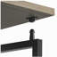 Table pliante peu encombrante, gris