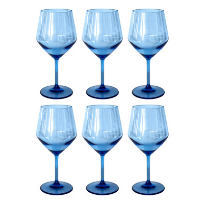 Verre à pied Kharan gris clair