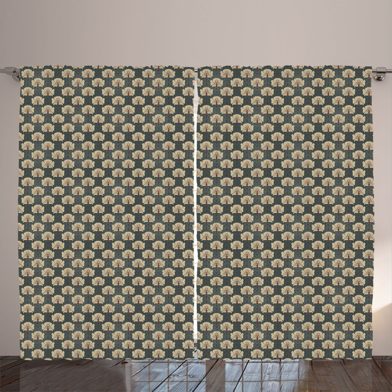 Polyester Standard Curtain Pair, 280cm W x 225cm L