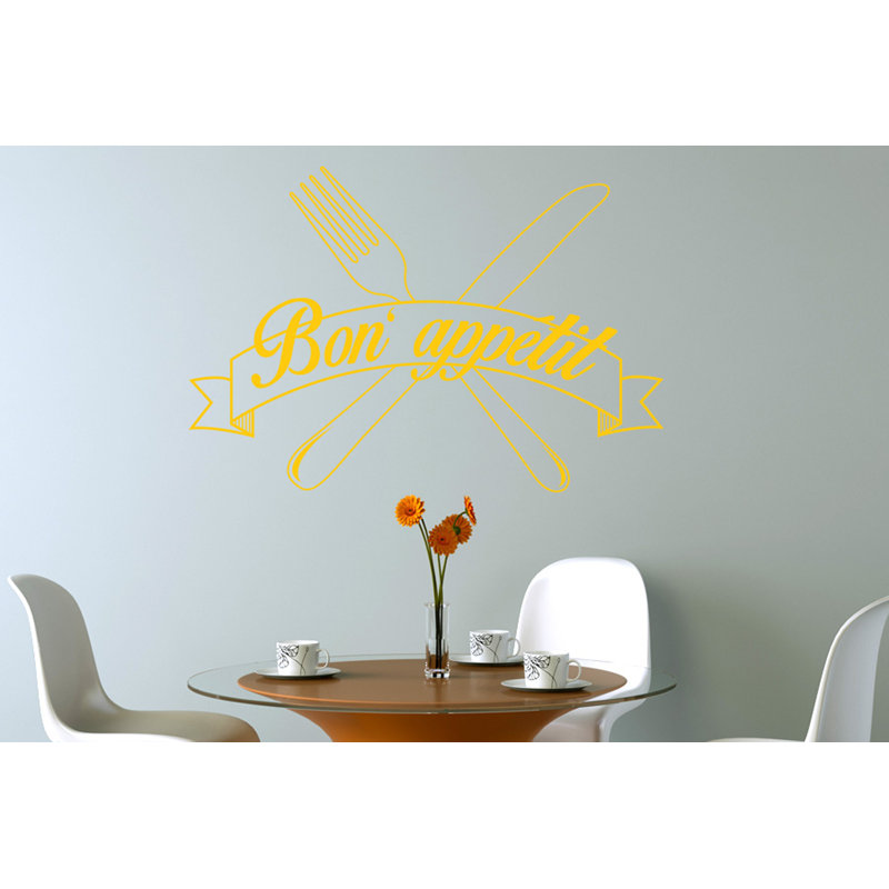 Wall Decal, Dark Yellow, Large