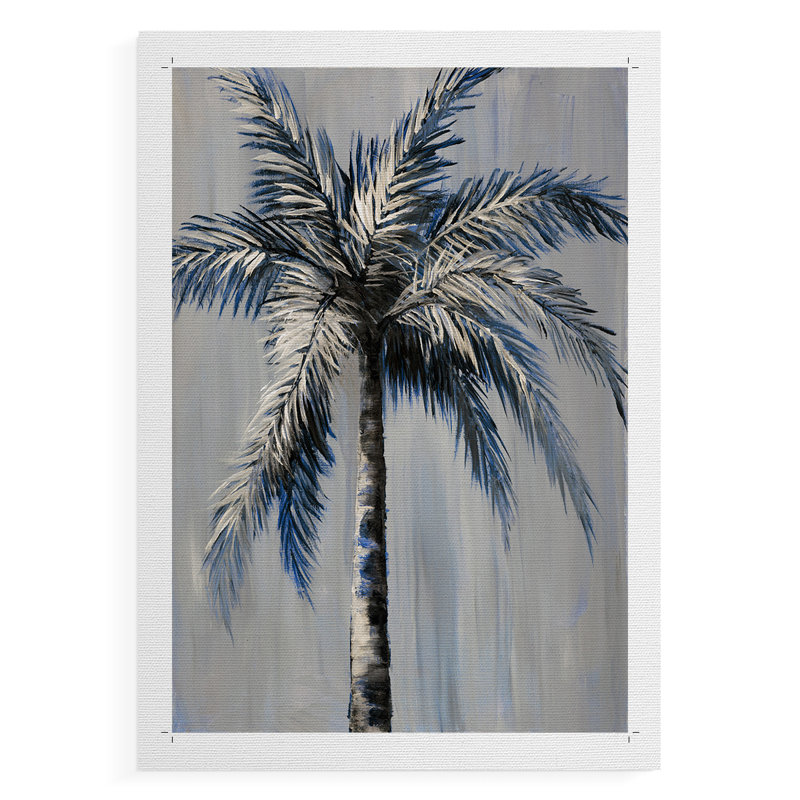 Palm Magic Evening II - Impression sur toile seulement - NON CADRE, H 18 po x l 12 po