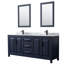 Ensemble de meuble-lavabo double 80 "avec miroir Daria-97901669-97901673-97901676
