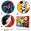 Pop Art, faune, zèbre, reproduction d'art sur toile-1407556944-1585994194