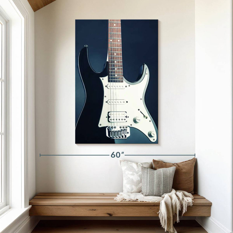 Abarca BW Modern Guitar, 48" H x 32" W